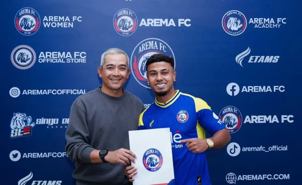 Arema FC rekrut winger baru Gabriel Silva menjelang putaran kedua Super League 2025/26 (@aremafcofficial)