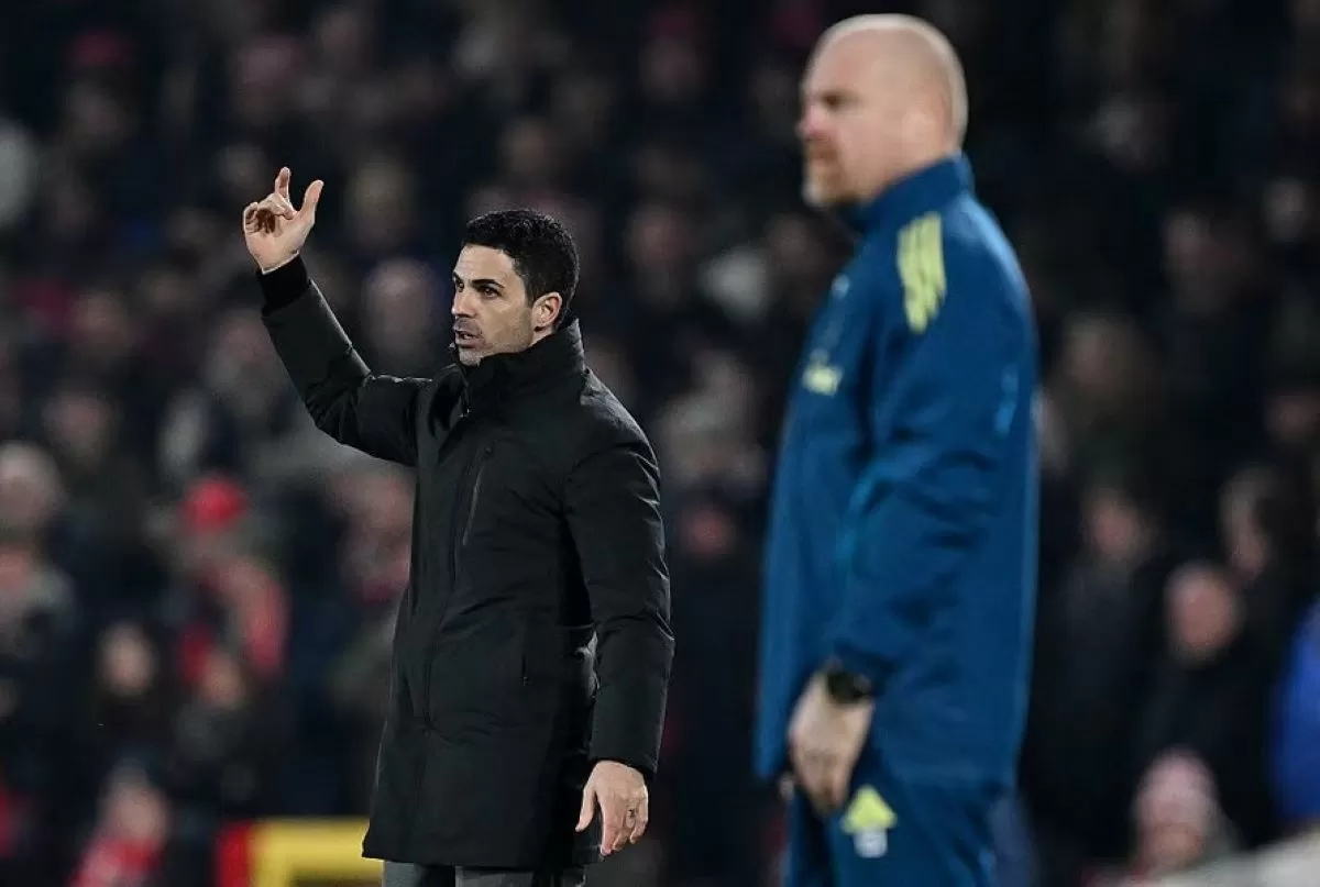 Pelatih Arsenal Mikel Arteta di laga pekan ke-22 Liga Primer Inggris (Arsenal)