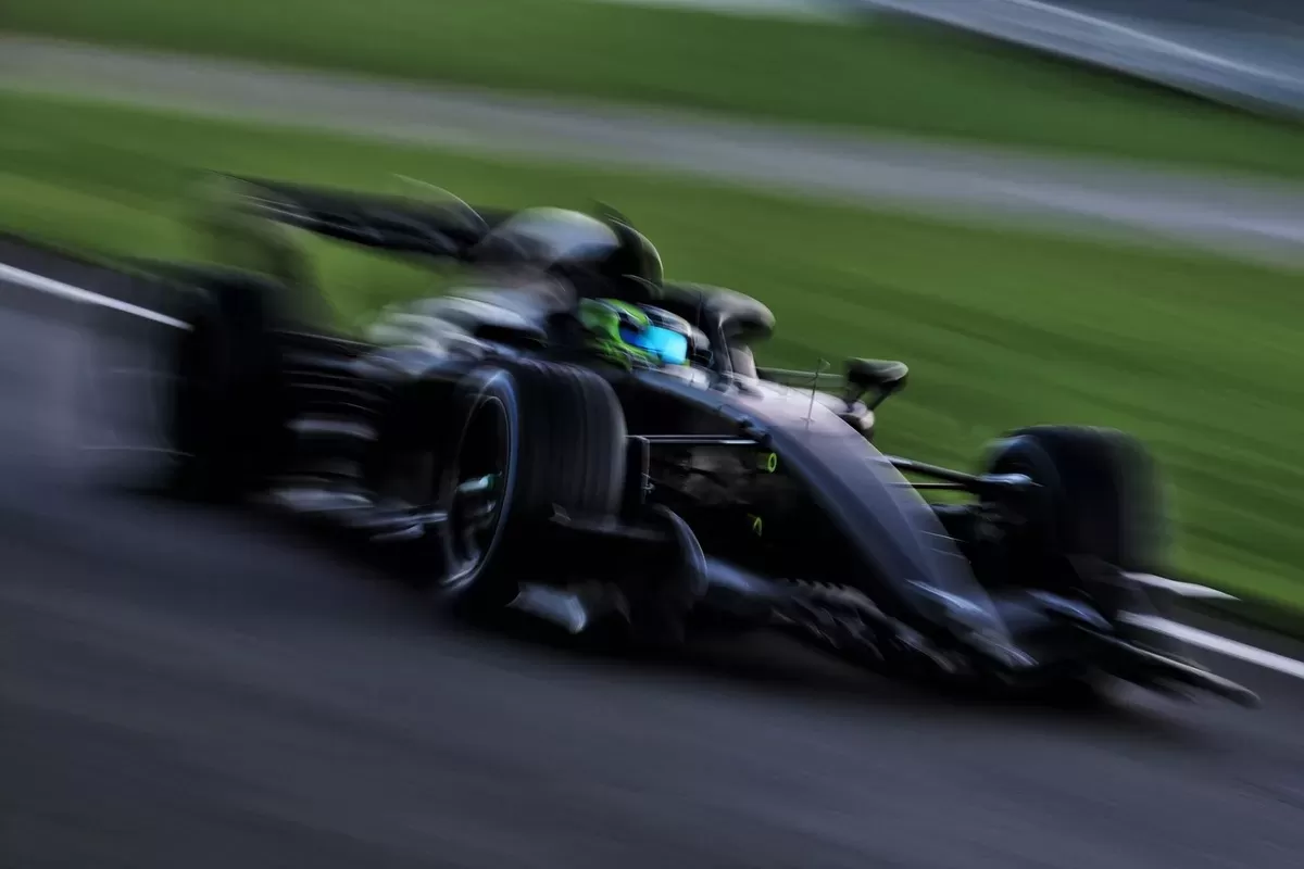 Sergio Perez uji coba mobil balap Cadillac F1 Team di Silverstone, Inggris (Cadillac Communications)