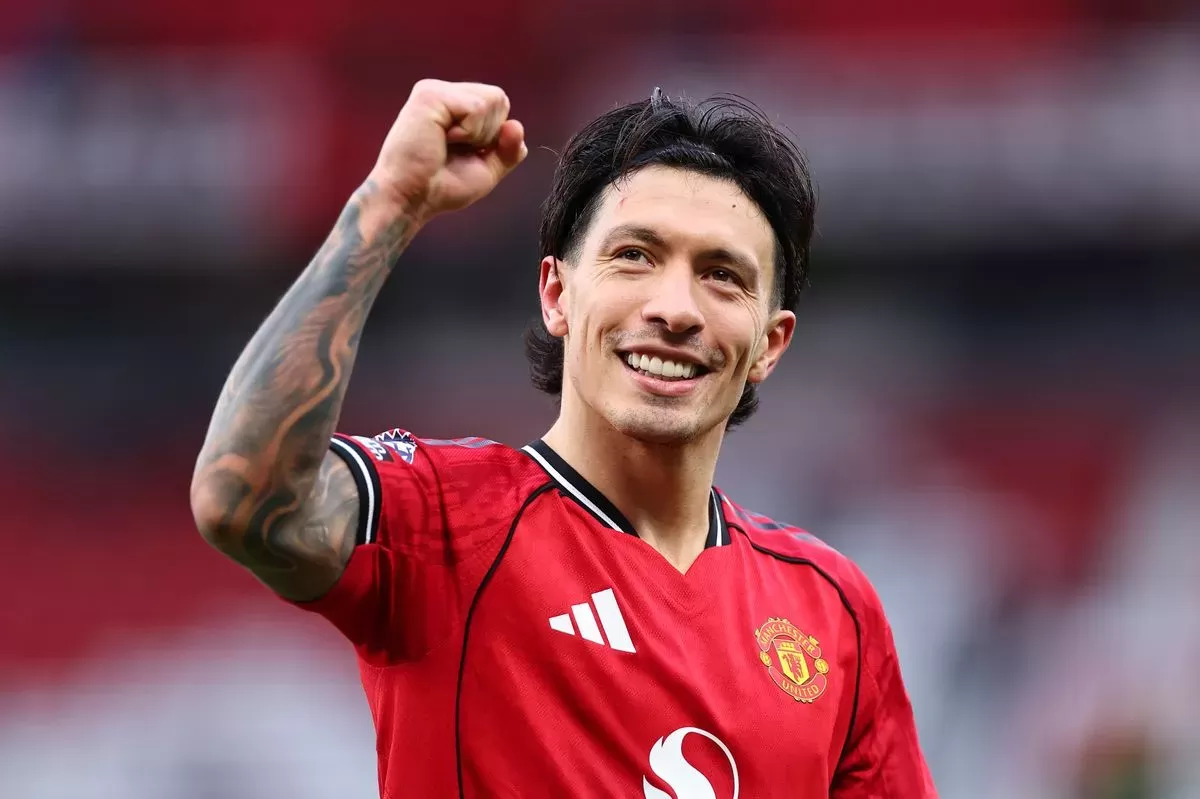 Pemain belakang Manchester United, Lisandro Martinez. (Getty Images)