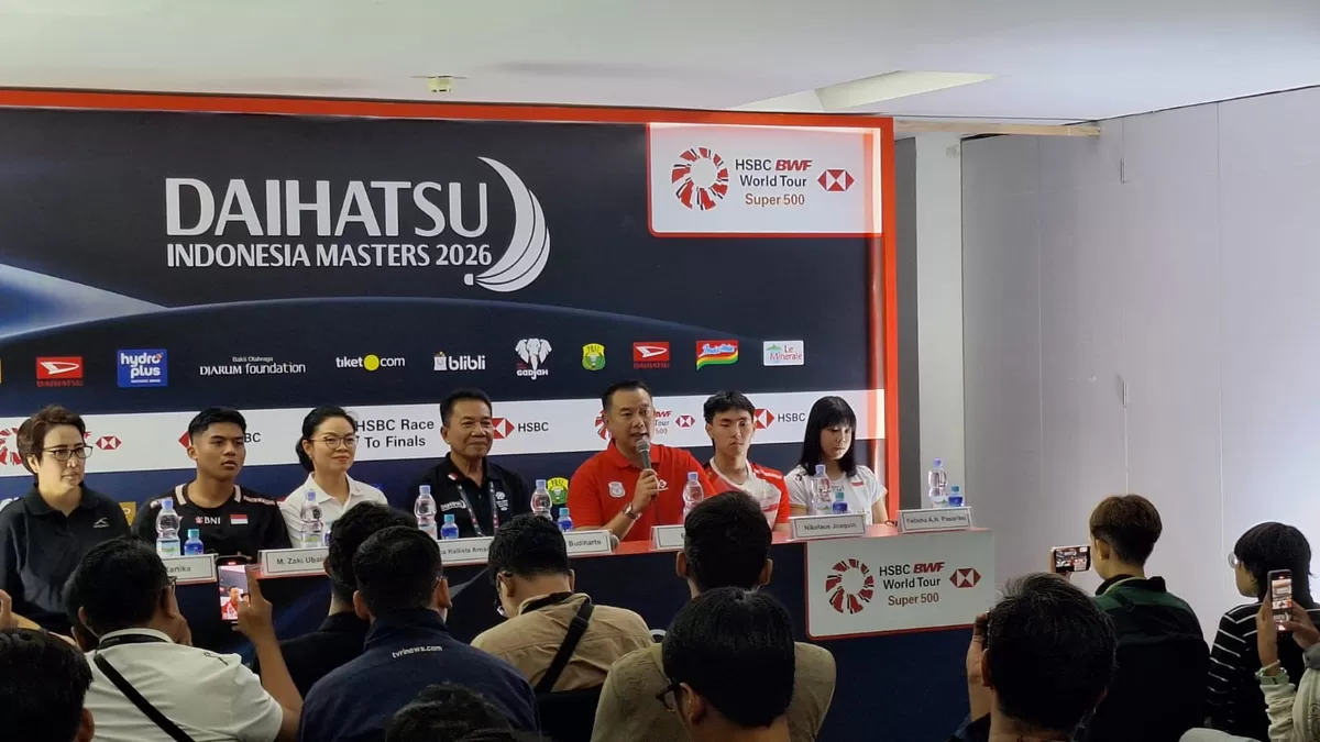 Jumpa pers Indonesia Masters 2026. (Istimewa)
