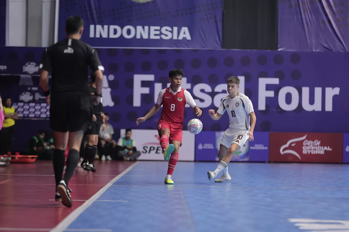 Timnas Futsal Indonesia terus mematangkan persiapan jelang laga penting melawan Korea Selatan pada penyisihan Grup A AFC Futsal Asian Cup 2026.  (FFI)