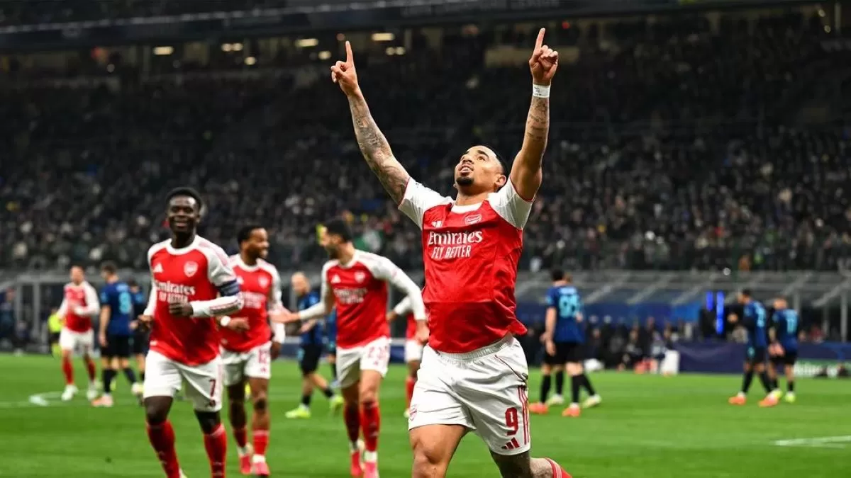 Gabriel Jesus cetak brace ke gawang Inter Milan di matchday 7 Liga Champions (Arsenal)