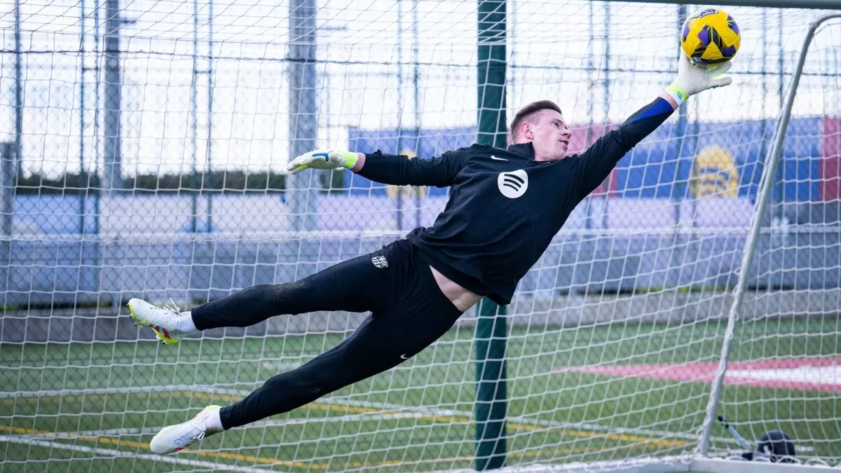 Kapten Barcelona, ​​Marc-Andre ter Stegen, mengucapkan perpisahan.