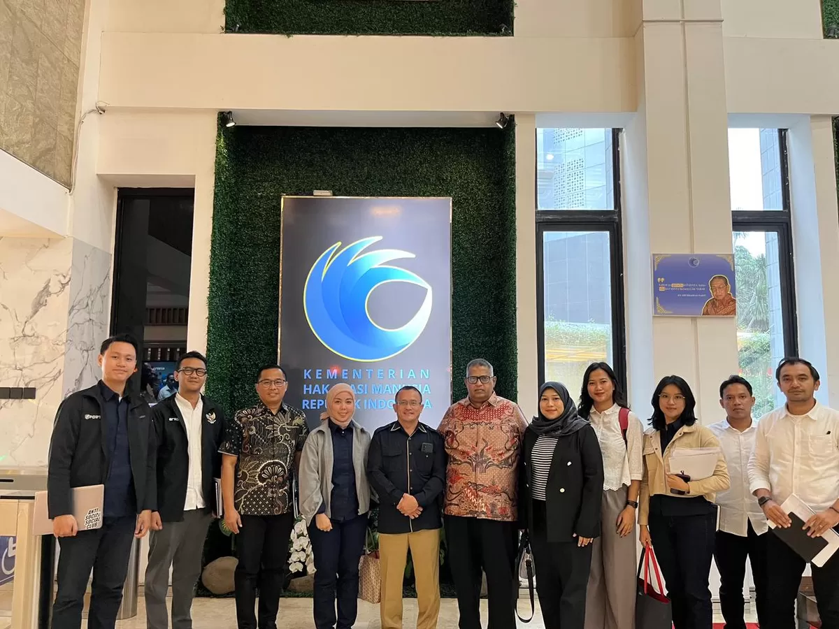 Pertemuan antara perwakilan KemenHAM, PSSI, dan I.League. (I.League)