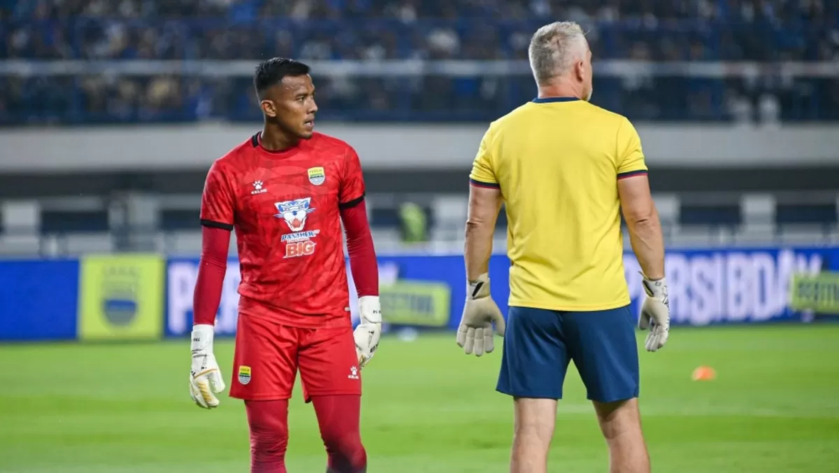 Penjaga gawang Persib, Teja Paku Alam. (I.League)