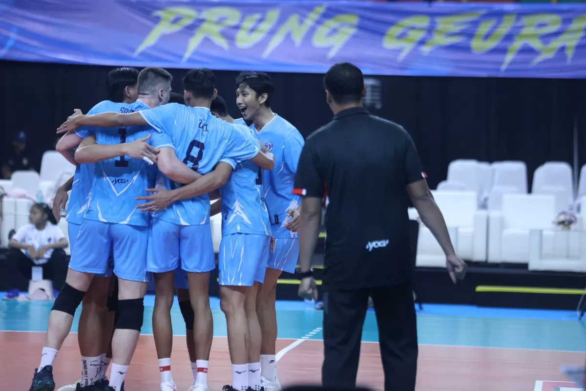 Tim Garuda Jaya memberikan kejutan pada lanjutan seri tiga putaran pertama Proliga 2026. Mereka taklukan juara bertahan. (PBVSI)
