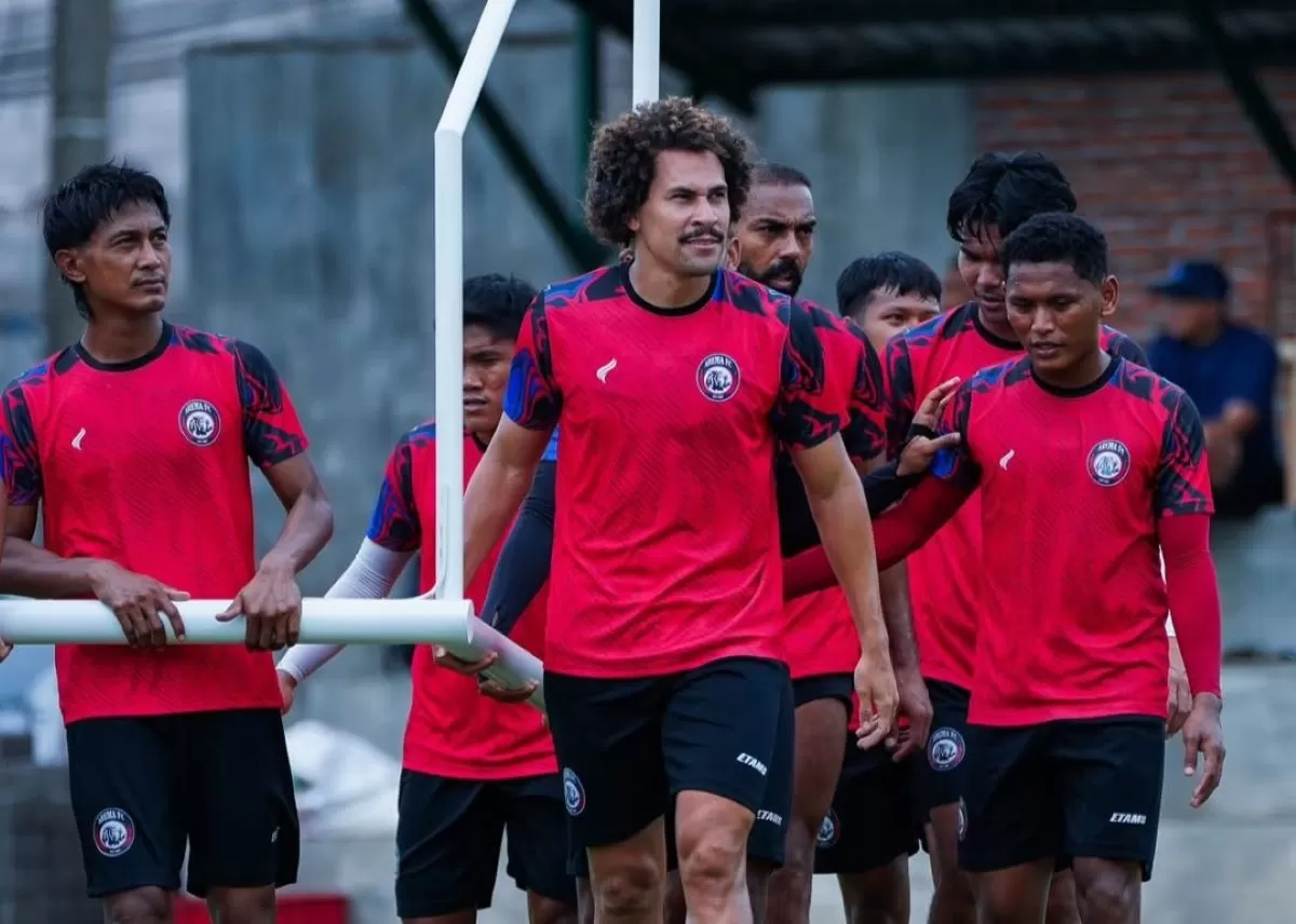 Pablo Oliveira kembali memperkuat skuat Arema FC di putaran dua Super League 2025/26 (Arema FC)