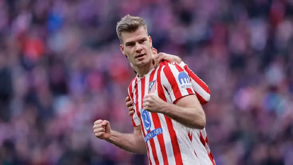 Alexander Sorloth membuka keran gol Atletico Madrid.