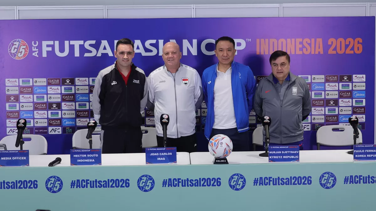 Jumpa pers jelang bergulirnya Piala Asia Futsal 2026. (LOC Piala Asia Futsal 2026)