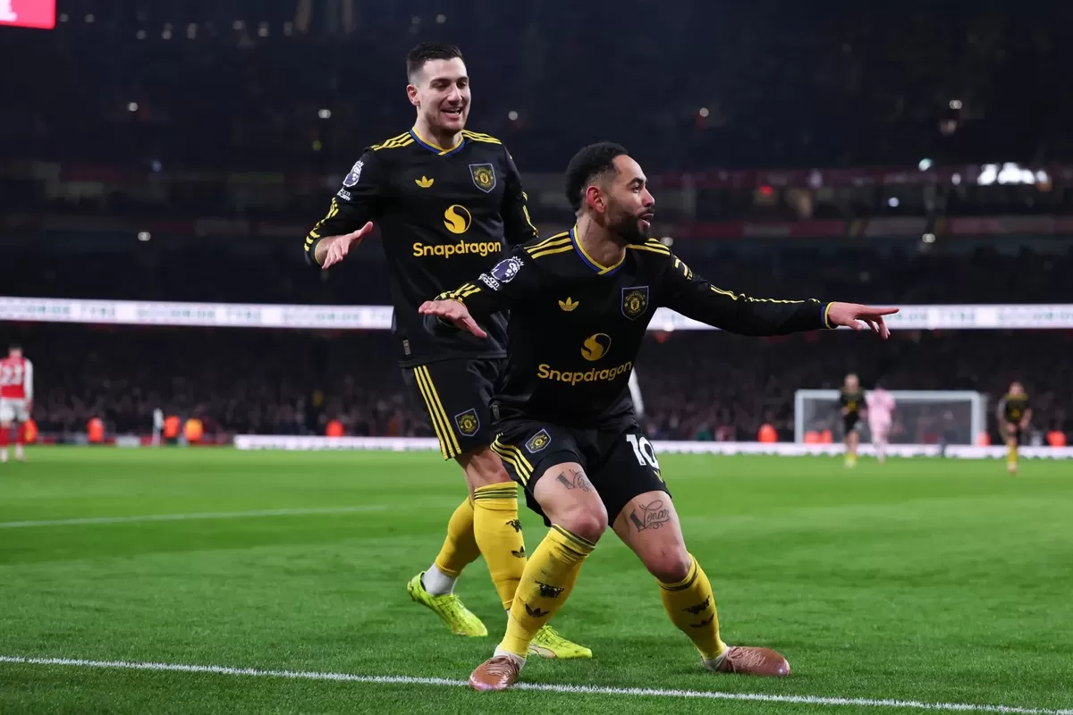 Matheus Cunha membungkam Arsenal setelah golnya menentukan kemenangan Manchester United.