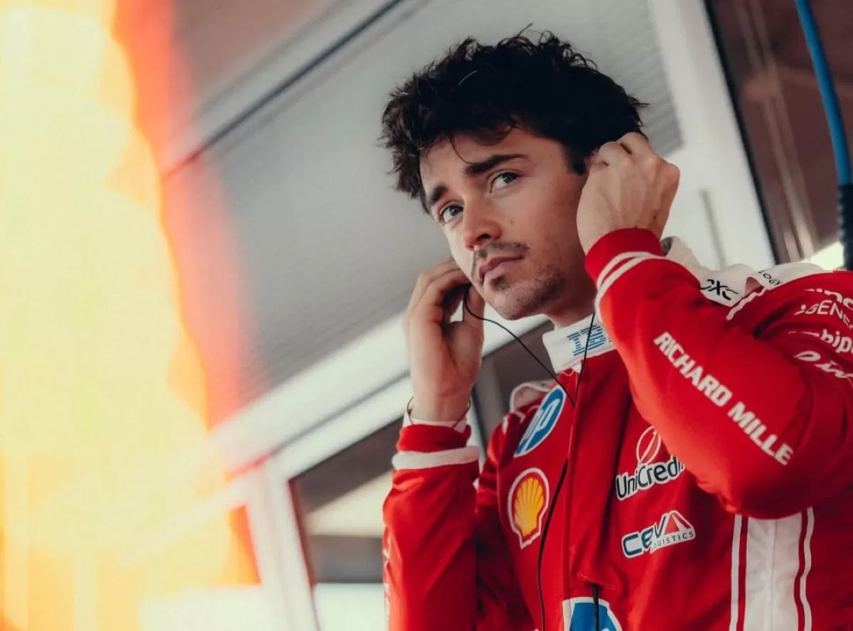 Pembalap Ferrari Charles Leclerc (@ charles_leclerc)