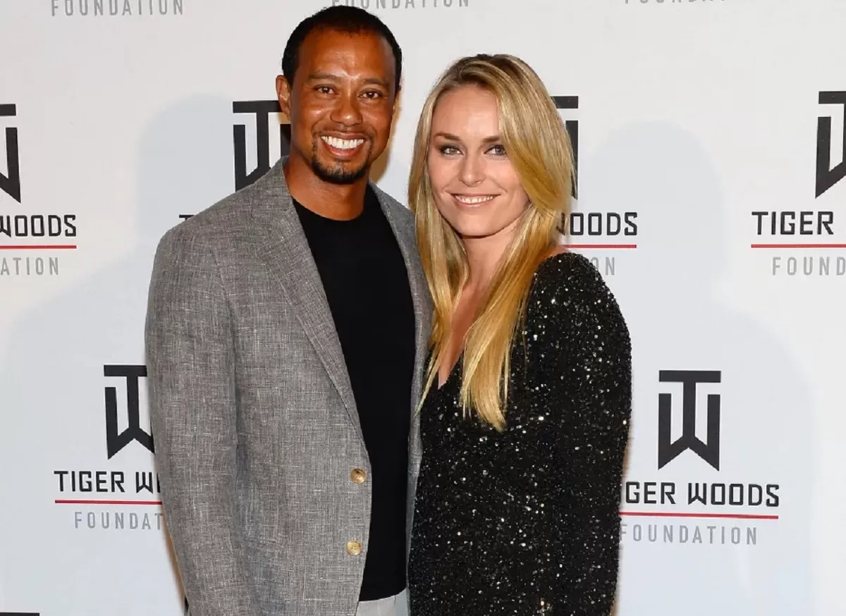 Lindsey Vonn pernah berpacaran dengan superstar golf Tiger Woods selama dua tahun.