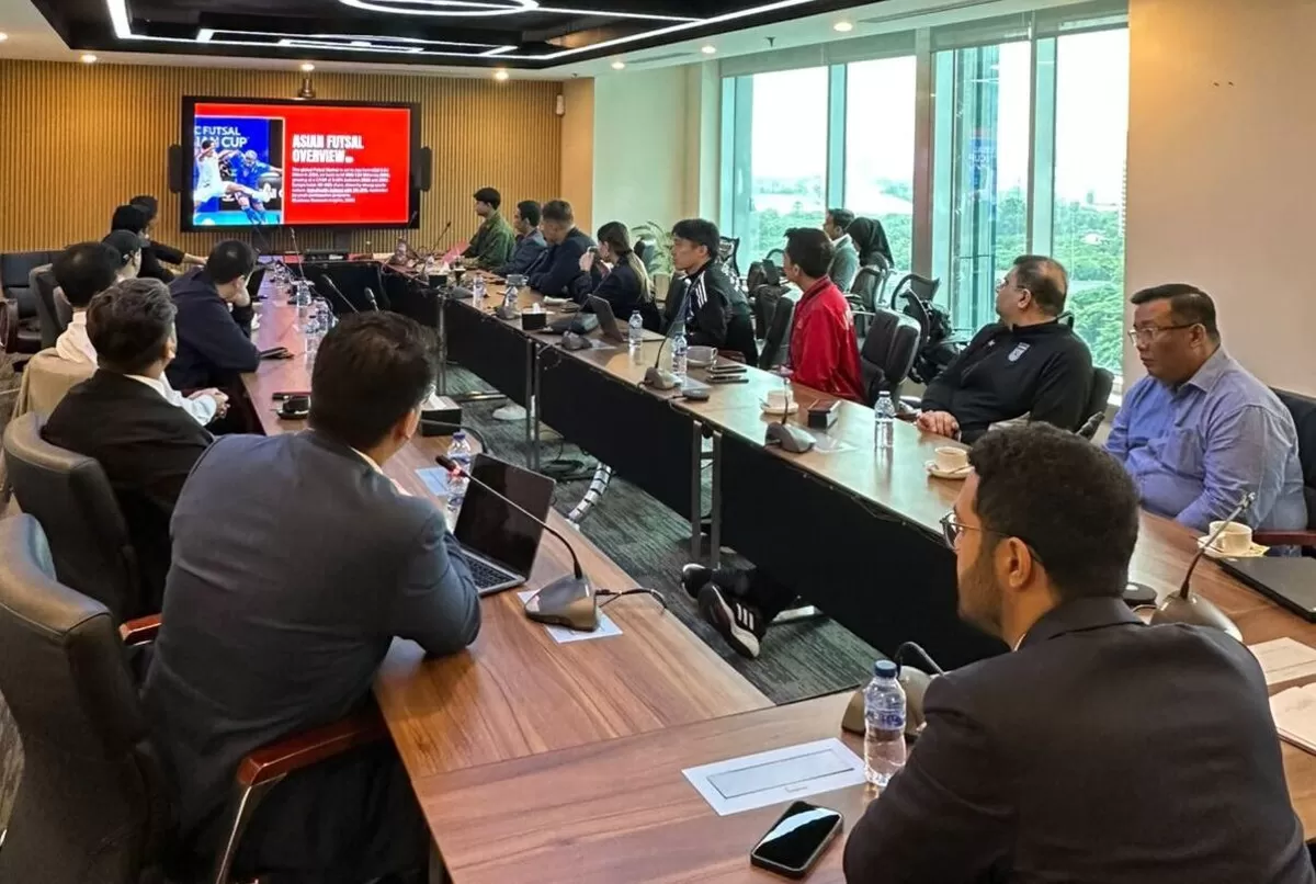 Pertemuan strategi para petinggi federasi futsal se-Asia di FIFA Indonesia Office (FIO), Jakarta, Kamis, 29 Januari 2026, guna membicarakan komitmen futsal Asia berlaga di multievent.  (FFI)