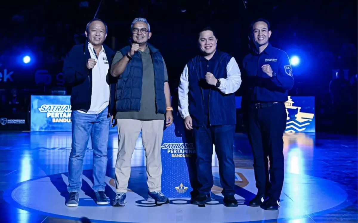 Peresmian Bandung Arena yang menjadi kandang Satria Muda dan dihadiri Menpora RI Erick Thohir (IBL)