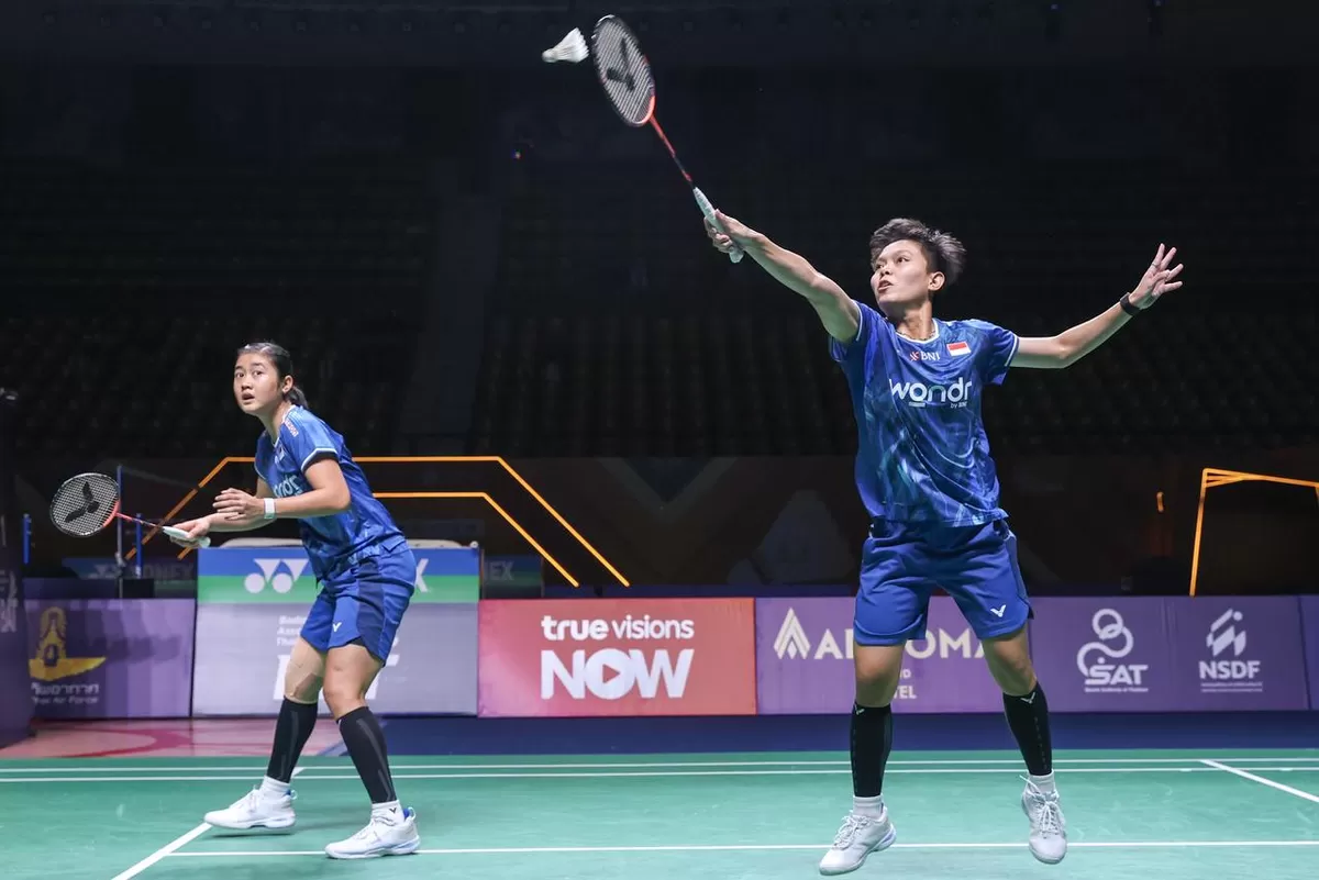Amallia Cahaya Pratiwi/Siti Fadia Silva Ramadhanti memburu gelar perdana mereka di Thailand Masters 2026. (PBSI)