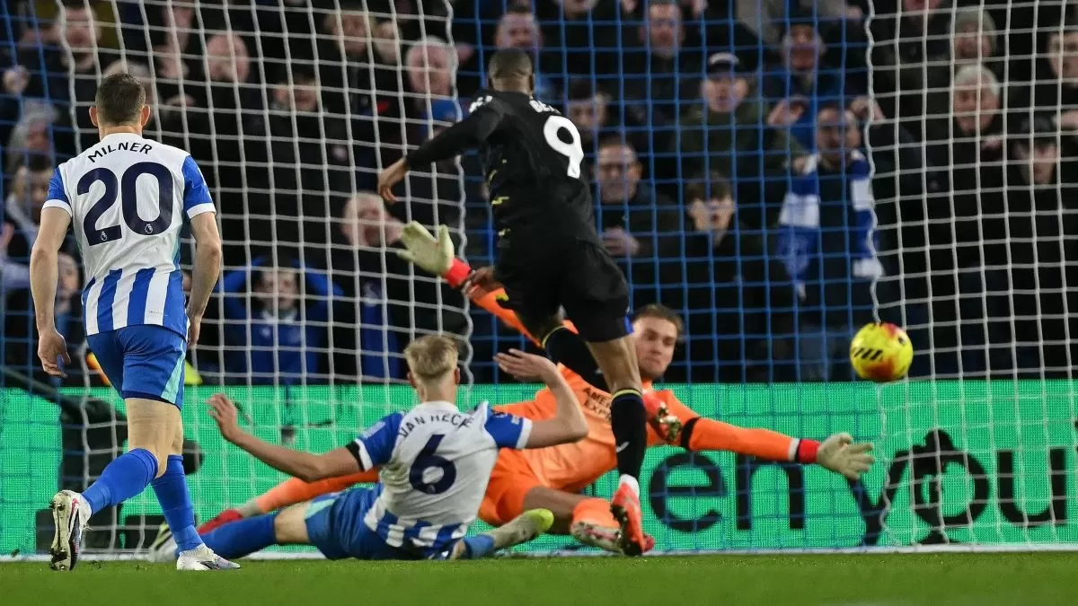 Gol balasan Everton ke gawang Brighton (Premier League)