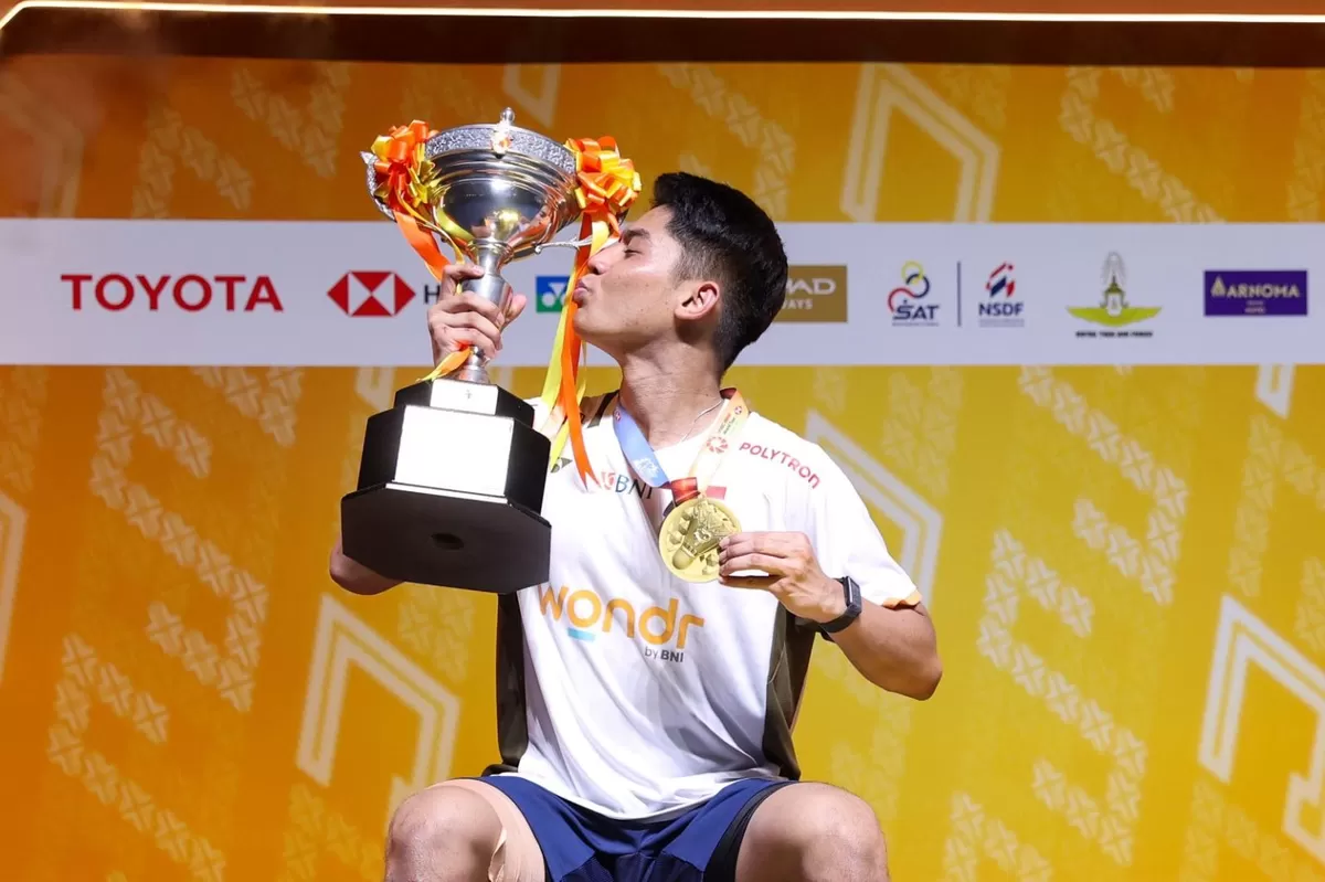 Mohammad Zaki Ubaidillah juara Thailand Masters 2026. (PBSI)