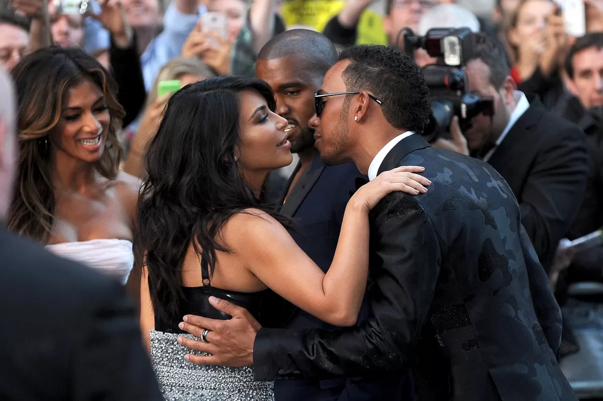 Lewis Hamilton berpacaran dengan bintang AS Kim Kardashian. (B2767)