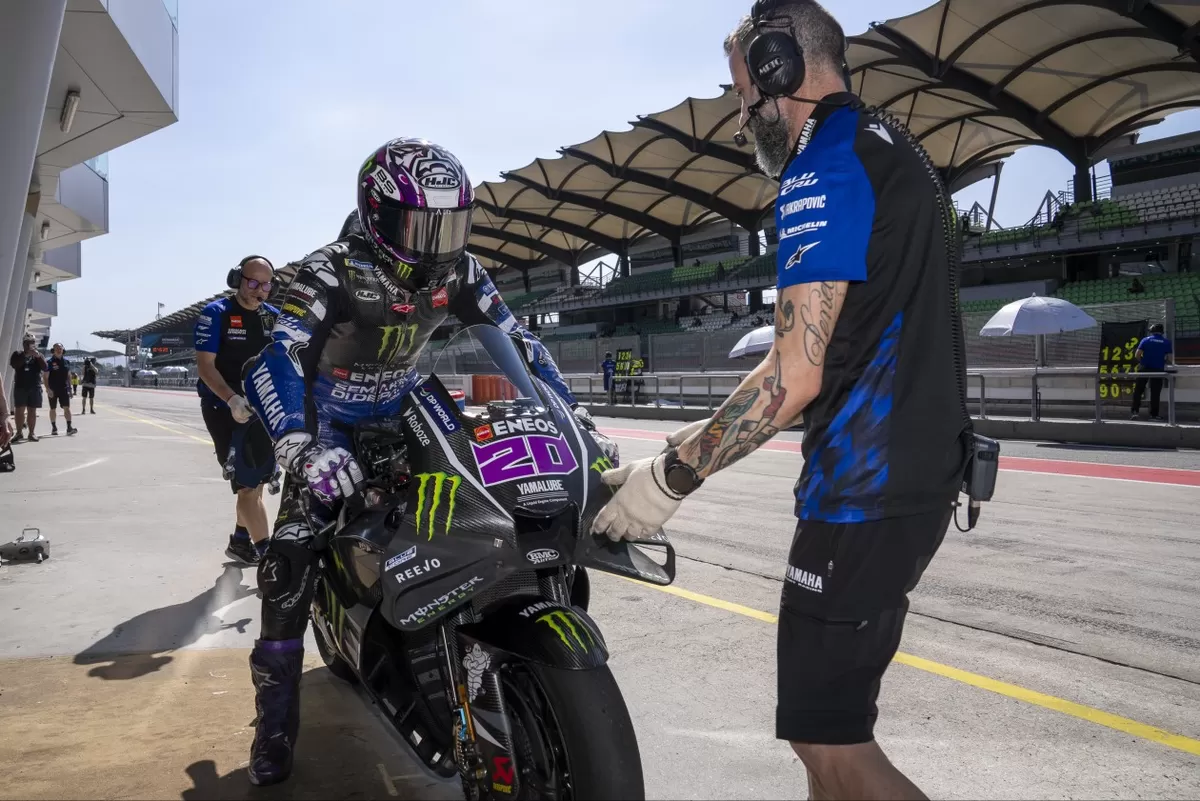 Pembalap Yamaha Fabio Quartararo harus pulang lebiih cepat tinggalkan Tes Sepang (Yamaha Motor Co., Ltd.)