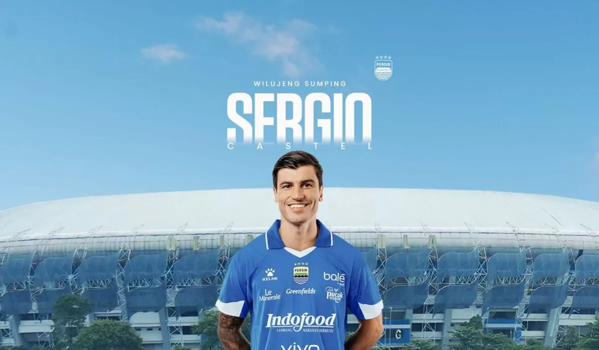 Persib mengumumkan Sergio Castel sebagai rekrutan terbaru. (Persib)