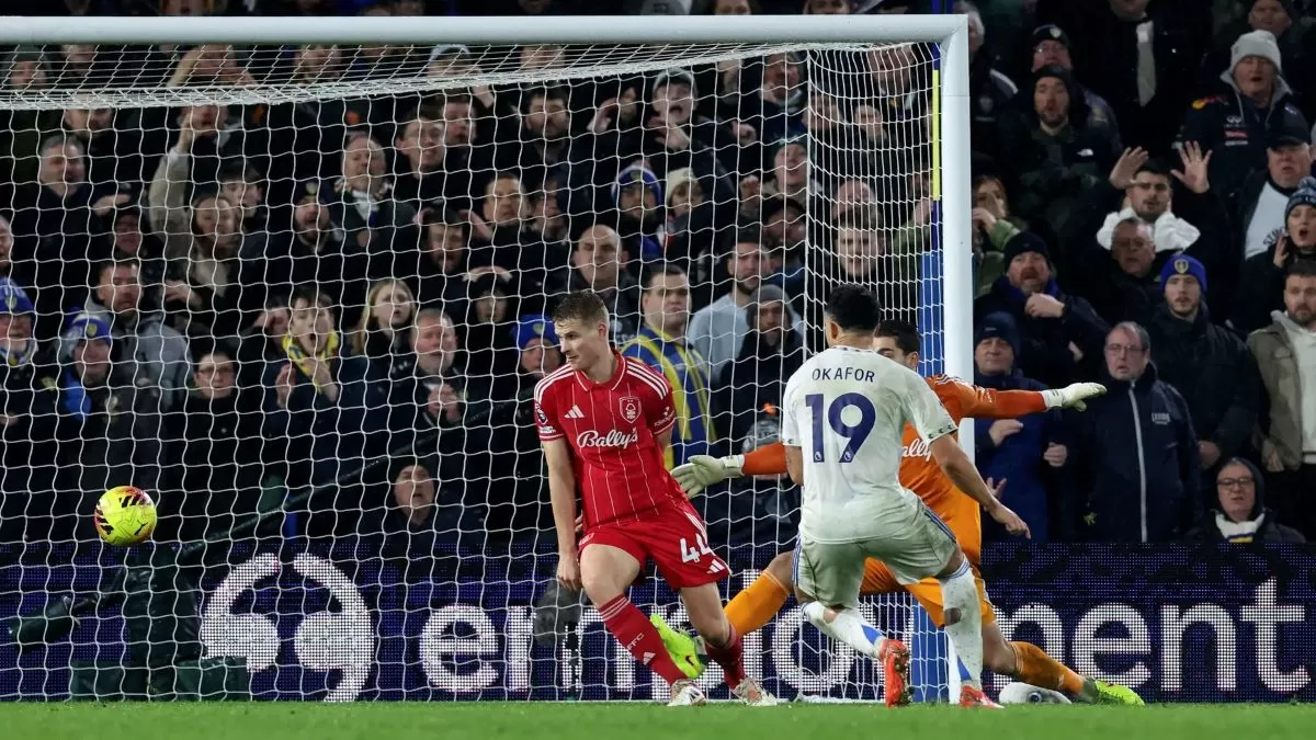 Noah Okafor cetak gol ke gawang Nottingham Forest (Premier League)