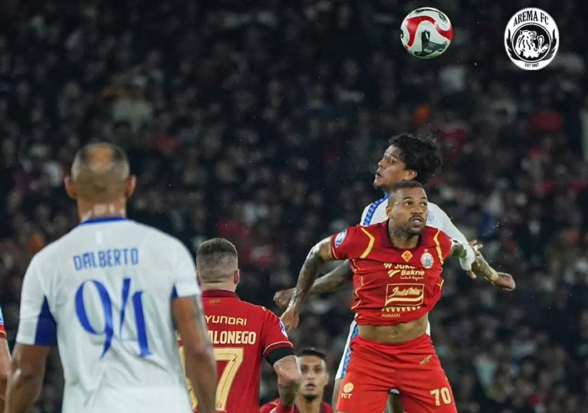 Arema kalahkan Persija 2-0 di pekan ke-20 Super League 2025/26 (@aremafcofficial)