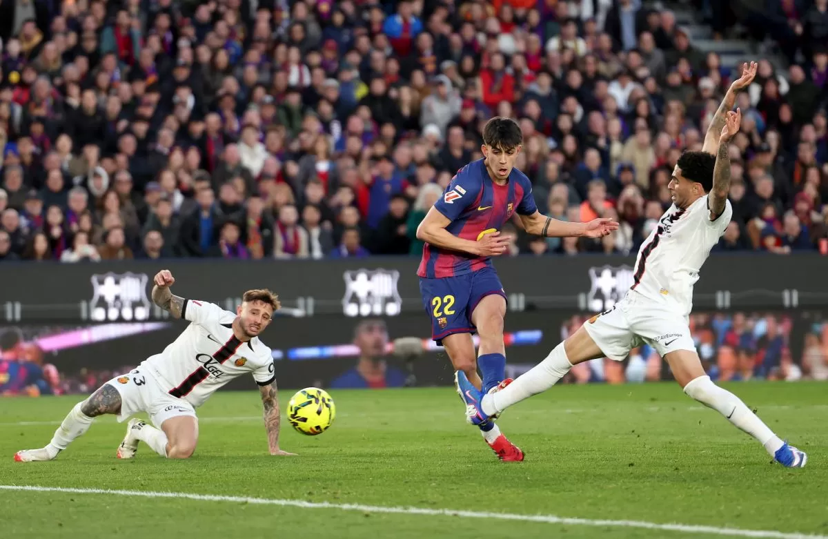 Vedat Muriqi memiliki peluang terbaik Barcelona.