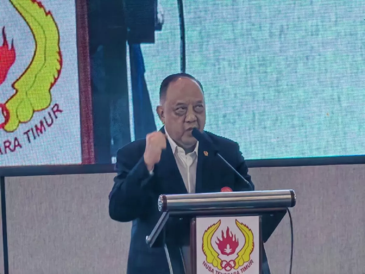 Ketua Umum Komite Olahraga Nasional Indonesia (KONI) Pusat Letjen TNI Purn Marciano Norman.