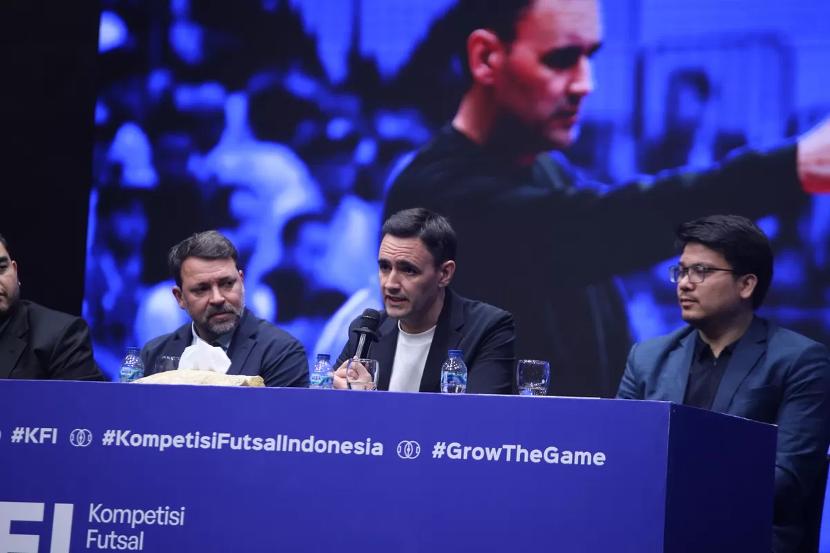 Kompetisi Futsal Indonesia (KFI) mengambil langkah strategis dengan merekrut Jose Tirado sebagai Strategic Advisor sekaligus anggota Global Committee KFI. Pengenalan di Jakarta, Senin, 9 Februari 2026 (FFI)