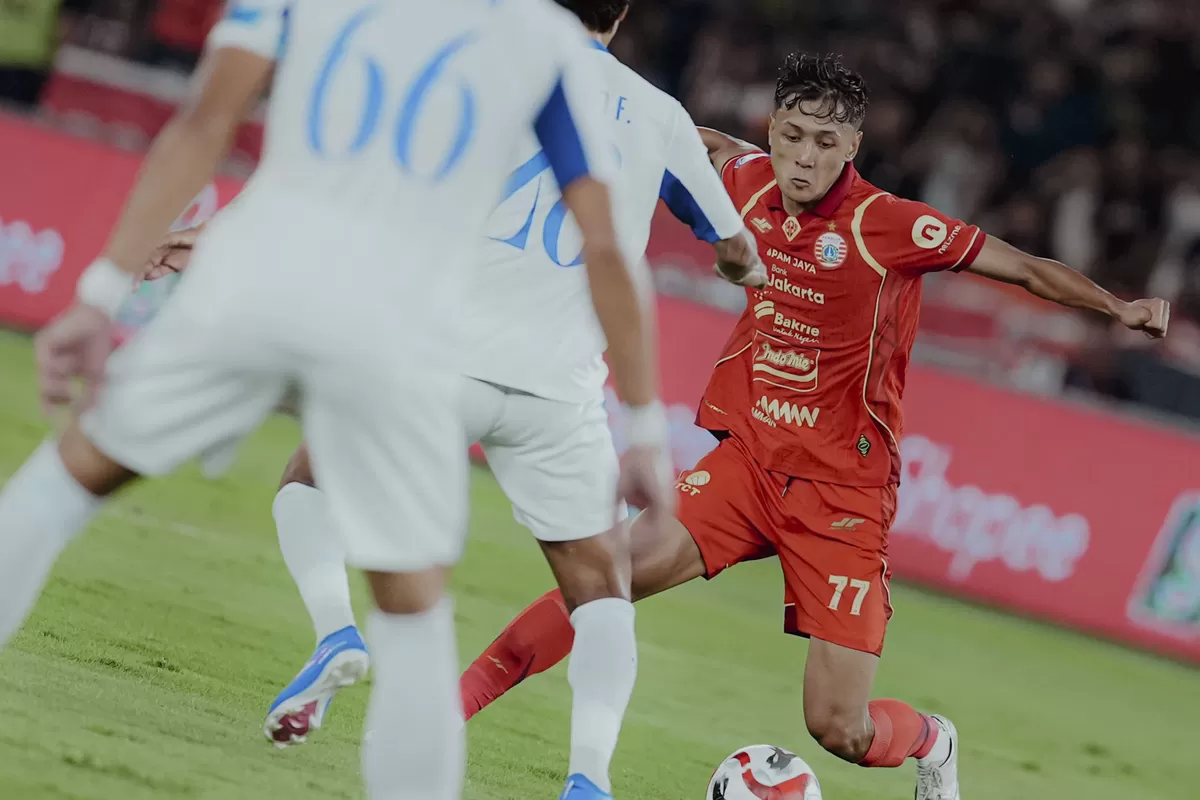 Pertandingan Persija versus Arema FC di SUGBK, Minggu (8/2). (Persija)