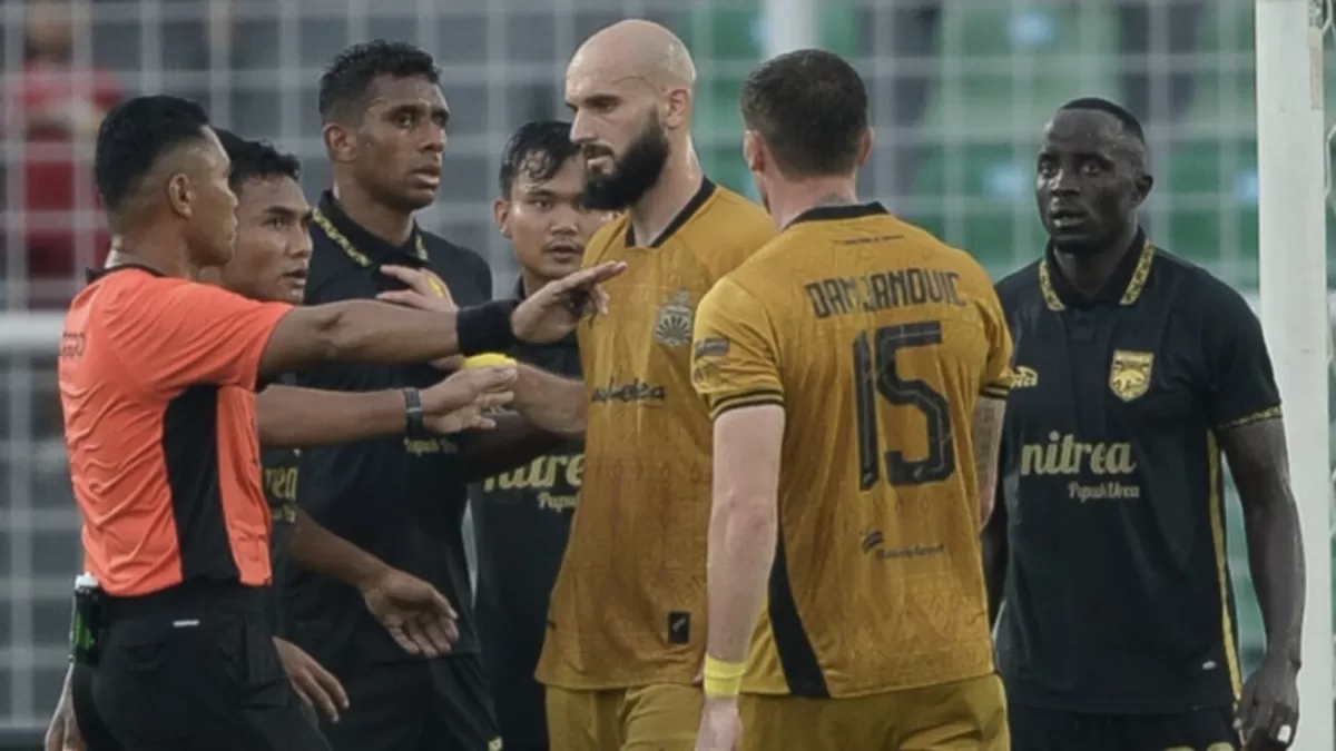 Pertandingan Borneo FC vs Bhayangkara FC. (Borneo FC)