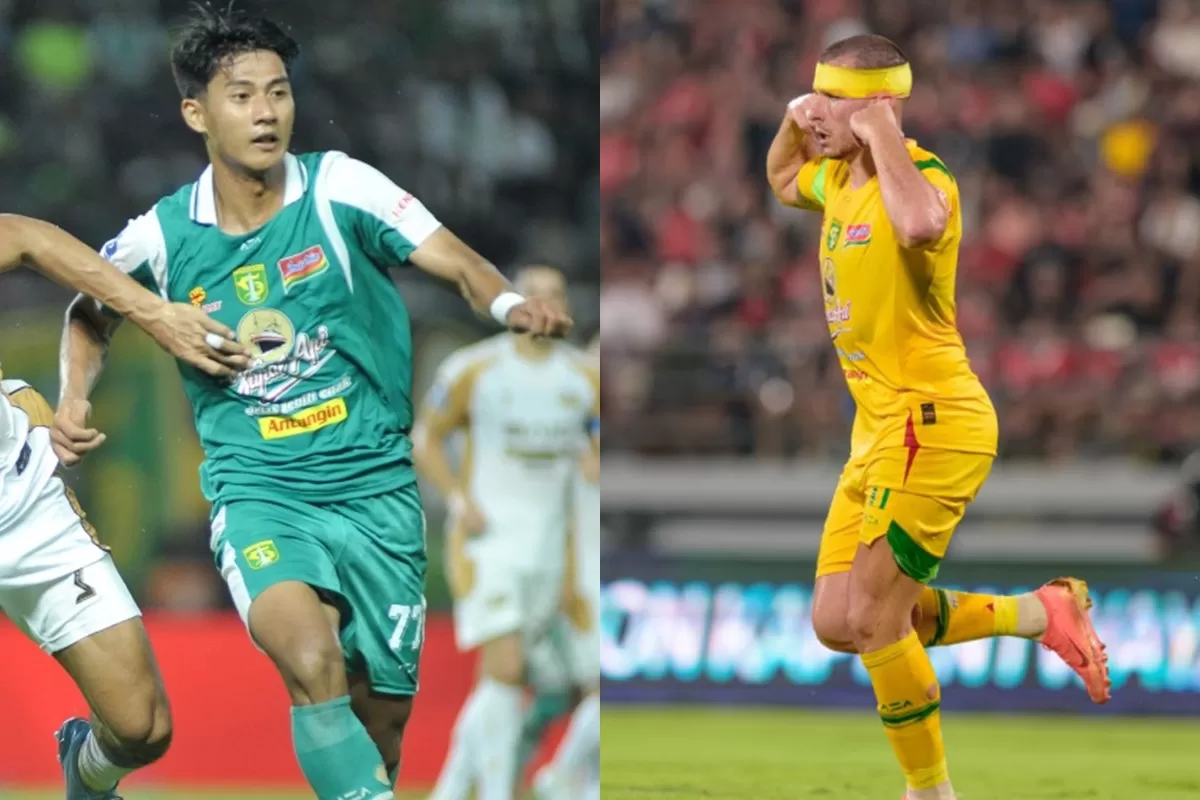 Malik Risaldi dan Mihailo Perovic (kanan) alami cedera di pekan ke-20 Super League 2025/26