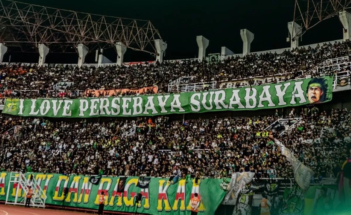 Suporter Persebaya padati Gelora Bung Tomo (Persebaya)