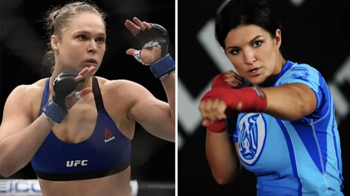 Dua legenda UFC Ronda Rousey dan Gina Carano akan saling berhadapan di oktagon.