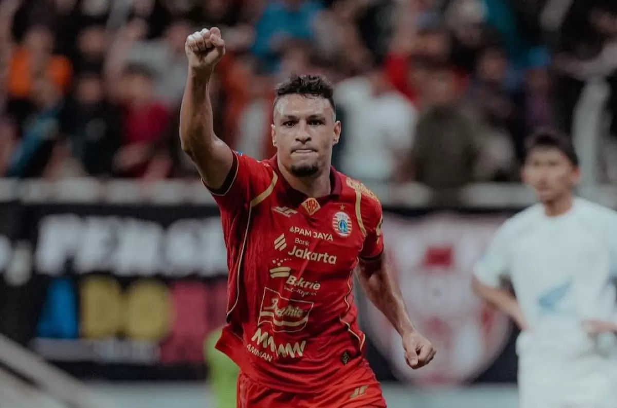 Alaeddin Ajaraie cetak gol debut di laga melawan PSM Makassar (Persija)
