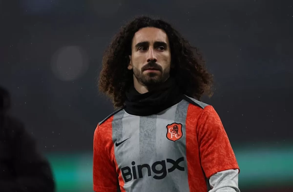 Dihantam cedera hamstring Marc Cucurella gagal tampil melawan Burnley di pekan ke-27 Liga Primer (Chelsea)