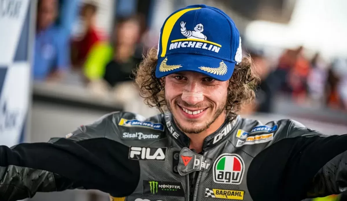 Pembalap Marco Bezzecchi saat tampil di MotoGP Indonesia 2025 lalu.  (MotoGP-Indonesia)