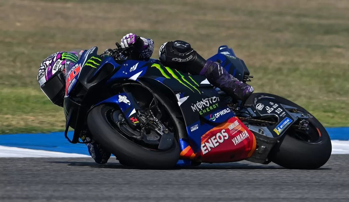 Fabio Quartararo kecewa dengan performa motornya saat tes pramusim di Buriram, Thailand (Yamaha)