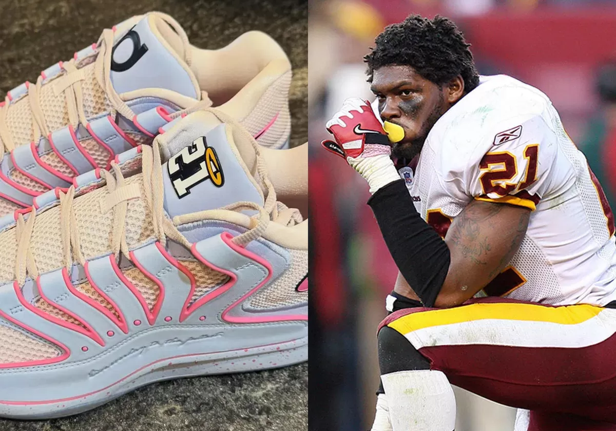 Sepatu edisi khusus Nike KD 18 Player Exclusive (PE) untuk Jackie Taylor, anak. Sepatu ini didedikasikan untuk mendiang Sean Taylor pemain NFL yang berpulang saat Jackie berusia 18 bulan.  (sneakernews)