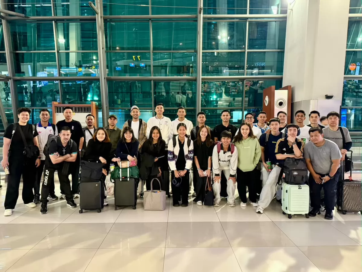 Keberangkatan Tim Indonesia menuju All England 2026, di Birmingham, Selasa, 24 Febriari 2026 (PBSI)