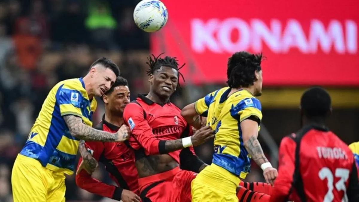 Pertandingan AC Milan vs Parma. (Reuters)