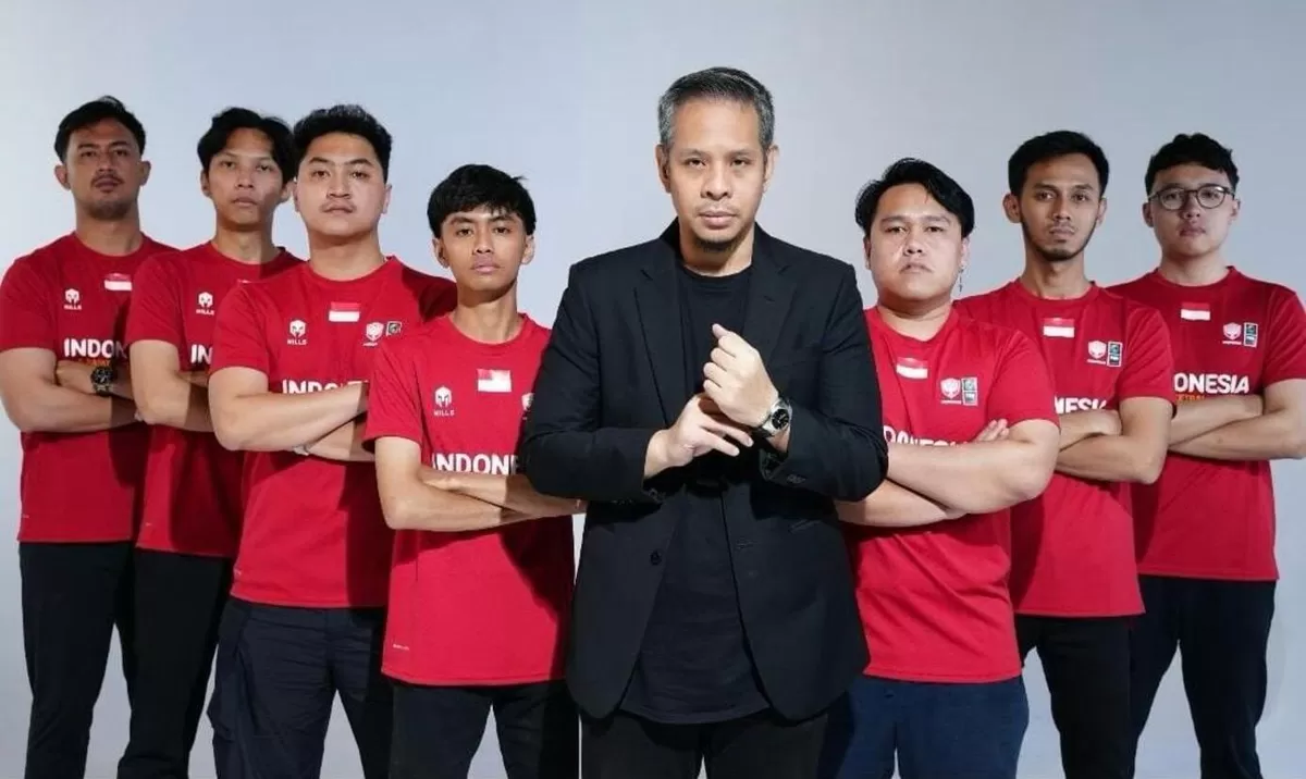 Tim Nasional eBasketball Indonesia yang tampil pada Kualifikasi eFIBA Season 4 Regional Asia, awal Februari lalu.  (PERBASI)
