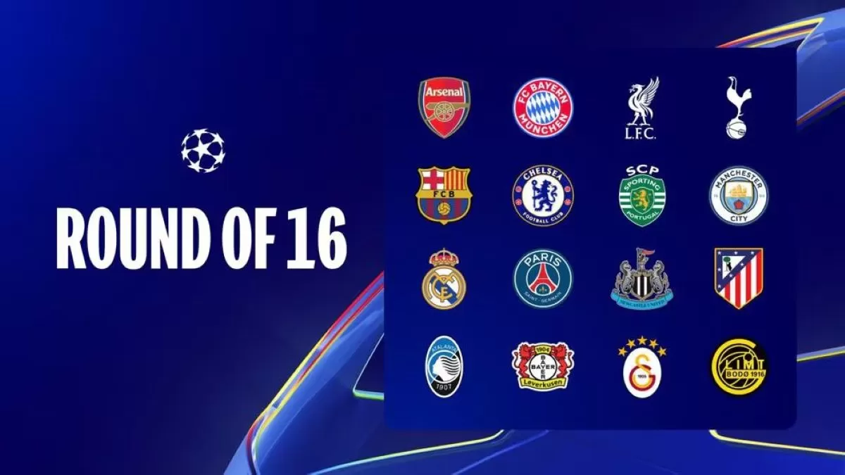 Kontestan babak 16 besar Liga Champions 2025/26 didominasi klub Liga Primer Inggris (UEFA)