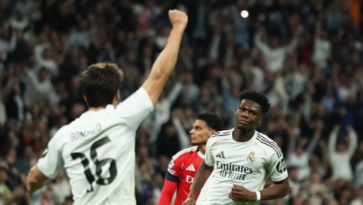 Pertandingan Real Madrid versus Benfica pada leg kedua play-off 16 besar Liga Champions. (Reuters)