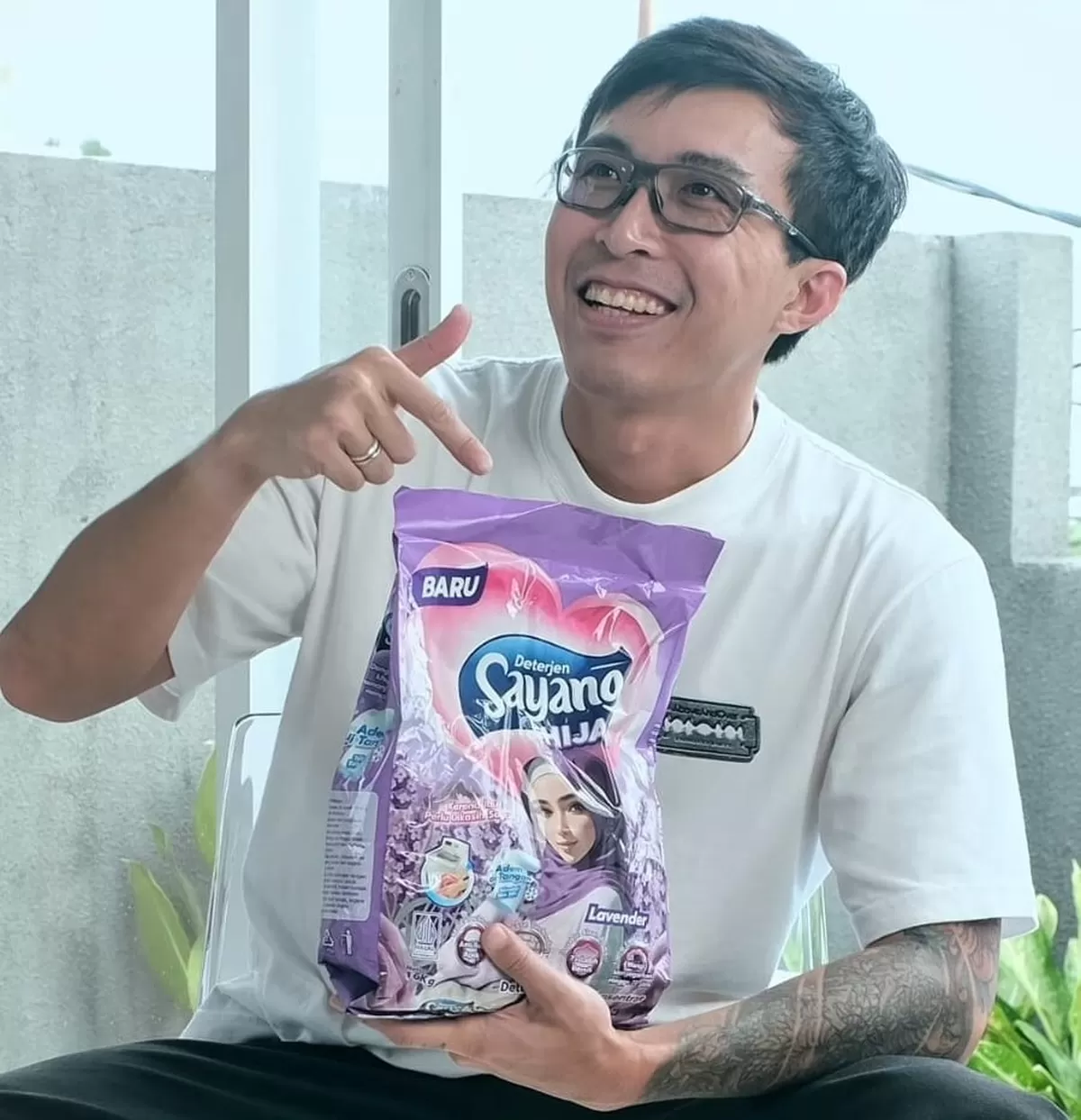 Deterjen Sayang Hijab Lavender, Aman di Kulit Tanpa SLS dan Paraben  Pilih Sayang, Pilihan Aman. Sayang dirimu, Sayang Indonesia .   (Dok.)