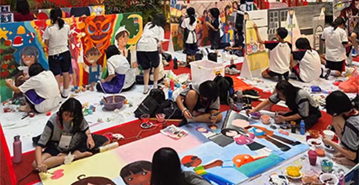 Lomba Mural Antar Sekolah di Citraland (Irfan/Dok Citraland)