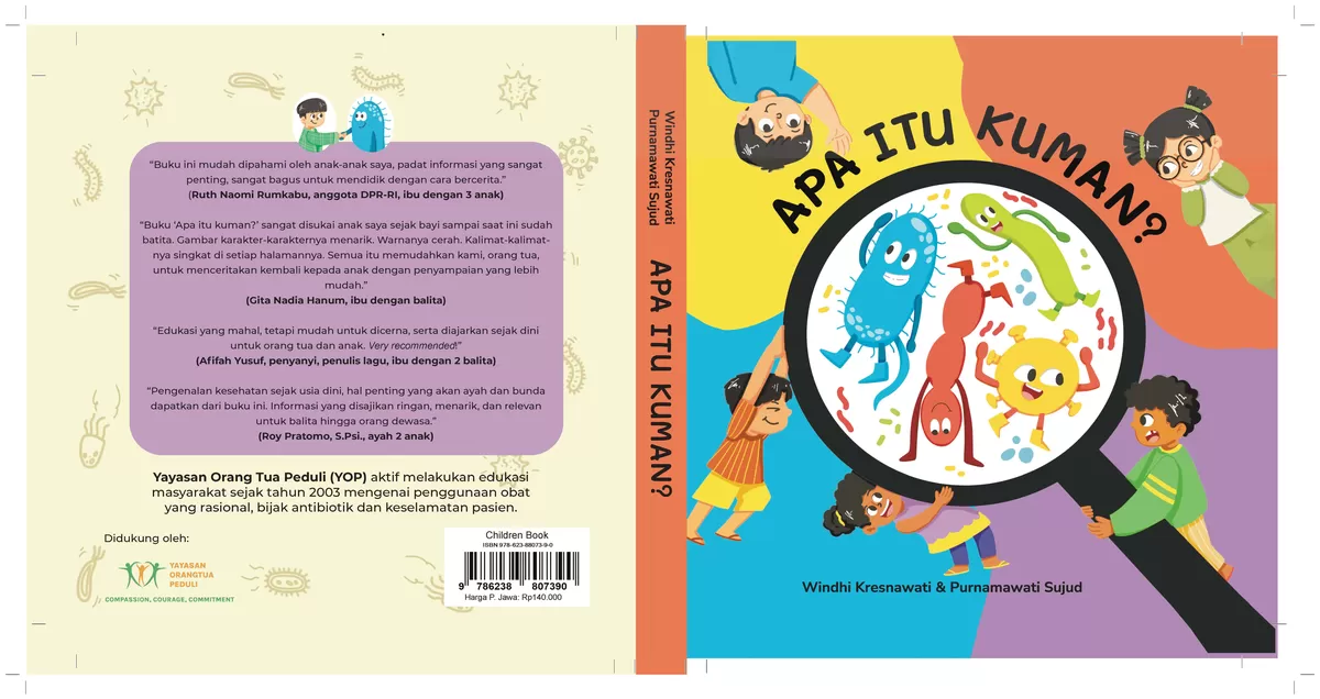 Buku Apa Itu Kuman? hadir sebagai jawaban yang menenangkan, sekaligus mencerahkan. Buku ini bukan hanya memberi informasi, tapi dialog sehat (Dok. )
