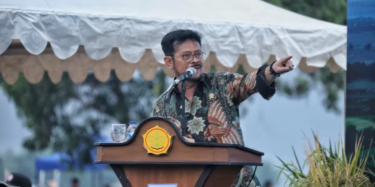 Mentan Syahrul Yasin Limpo. Dampak politik jelang Pemilu 2024 di Indonesia, turut menyita perhatian saat Menteri Pertanian digeledah KPK