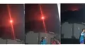 Viral! Video Cahaya Merah Misterius Turun dari Langit, Tanda Bencana?